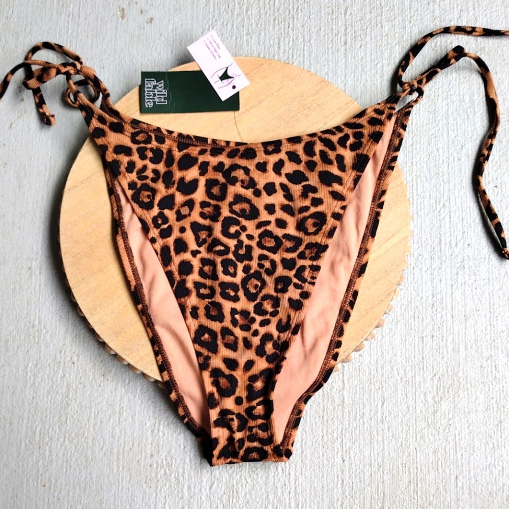 Wild Fable Animal Print Bikini Bottom Cheetah